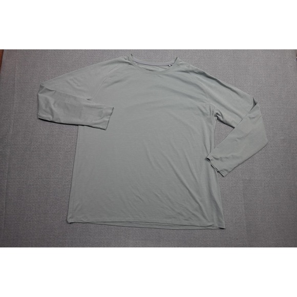 Peter Millar Other - Peter Millar Shirt Mens XL Green Long Sleeve Performance Tee Lightweight Stretch